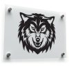 Wolf Head Vinyl Decal 1