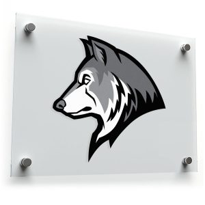 Wolf Profile Sticker