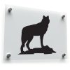 Wolf Silhouette Sticker 1