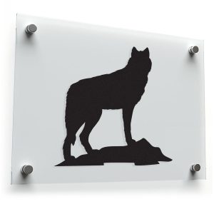 Wolf Silhouette Sticker