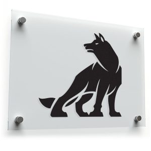 Wolf Silhouette Sticker