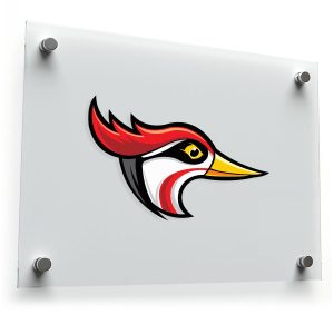 Woodpecker Head Sticker