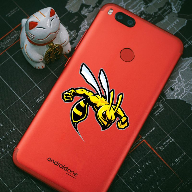 Yellow Hornet Sticker - Stickers Factory