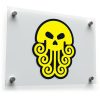 Yellow Skull Tentacle Vinyl Decal