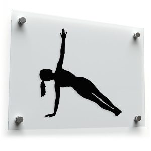 Yoga Side Plank Pose Sticker Vasisthasana