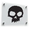 Zero Skateboards Skull Logo Silhouette Sticker 1