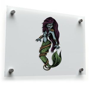 Zombie Mermaid Sticker