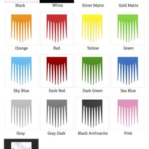 Alternative view of Abstract Comb Vinyl Sticker