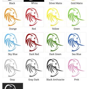 Alternative view of Abstract Elephant Head Decal