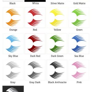 Alternative view of Abstract Tribal Wing Sticker