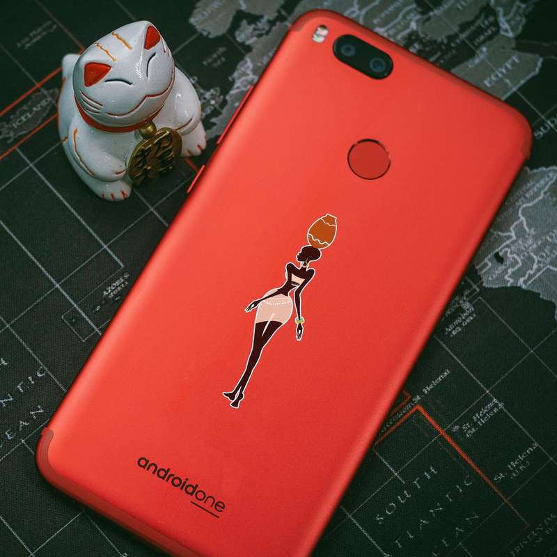 African Tribal Woman Sticker 6 African Tribal Woman Sticker - Image 4