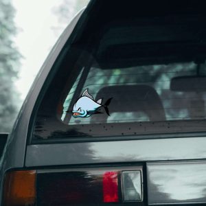 Angry Fish Sticker