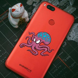 Alternative view of Angry Octopus Sticker