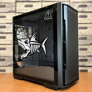 Alternative view of Barracuda Skeleton Sticker