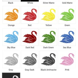 Alternative view of Black Swan Sticker