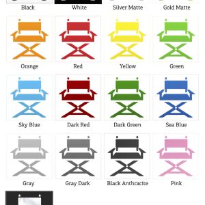 Alternative view of Bold "Director's Chair Icon" Vinyl Sticker