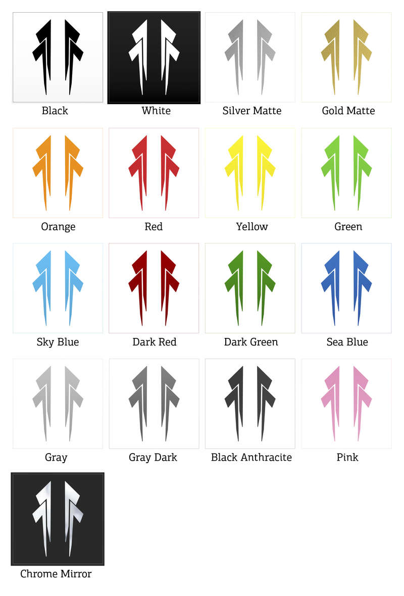 Bold Arrow Tribal Sticker Set 6 Bold Arrow Tribal Sticker Set - Image 4