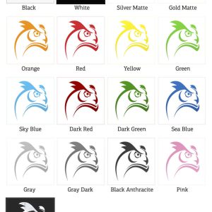 Alternative view of Bold Eagle Head Sticker