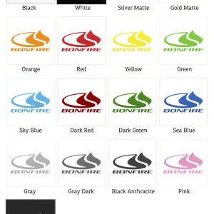 Alternative view of Bonfire Logo Sticker