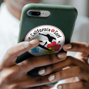 Alternative view of California Surf Sticker