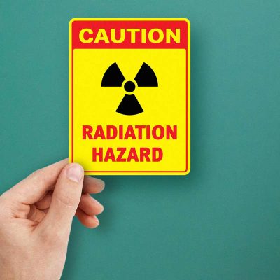 Caution Radiation Hazard Sign Sticker – Durable Vinyl Decal - Stickers ...