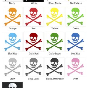 Alternative view of Classic Skull and Crossbones Sticker