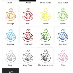 Alternative view of Coffee Cup Silhouette Sticker