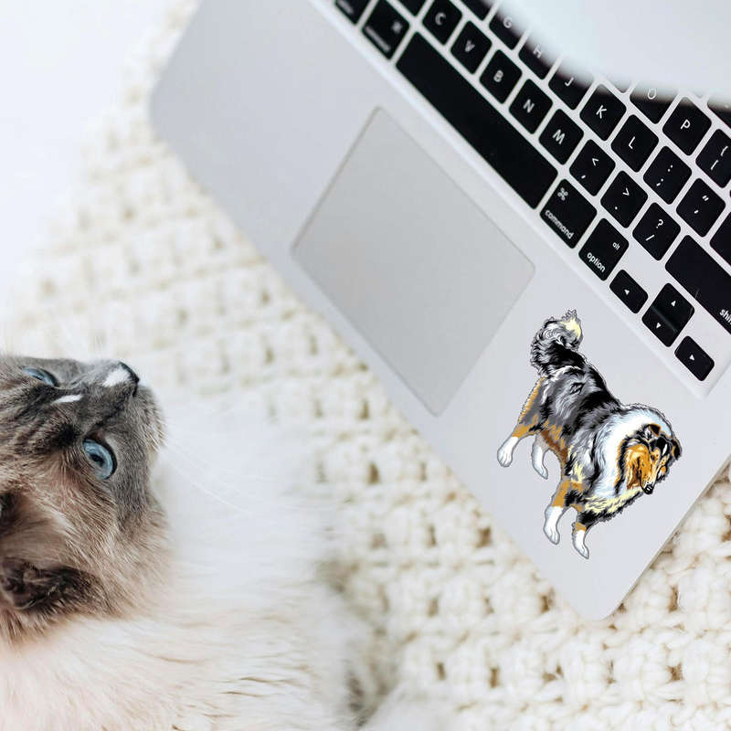 Collie Dog Sticker 8 Collie Dog Sticker - Image 6