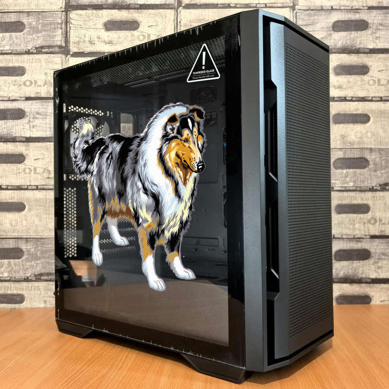 Collie Dog Sticker 5 Collie Dog Sticker - Image 3