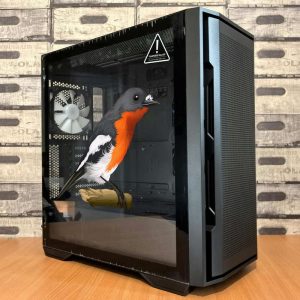 Alternative view of Colorful Songbird Sticker