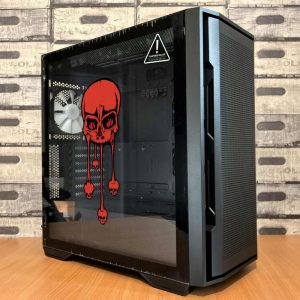 Alternative view of Dripping Skull Sticker