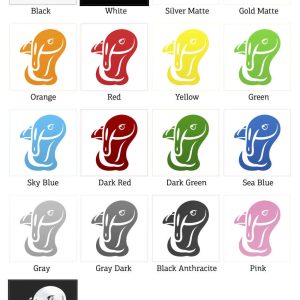 Alternative view of Duck Head Silhouette Sticker