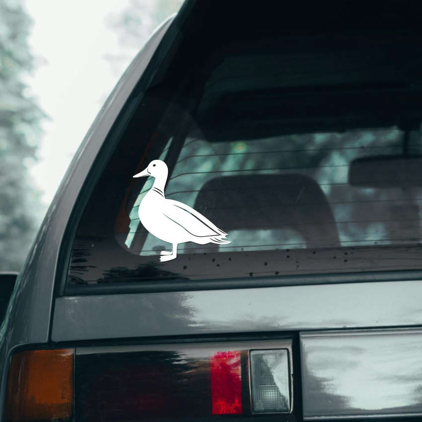 Duck Silhouette Vinyl Sticker 8 Duck Silhouette Vinyl Sticker - Image 6