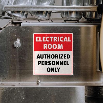 Electrical Room Safety Sticker - Stickers Factory