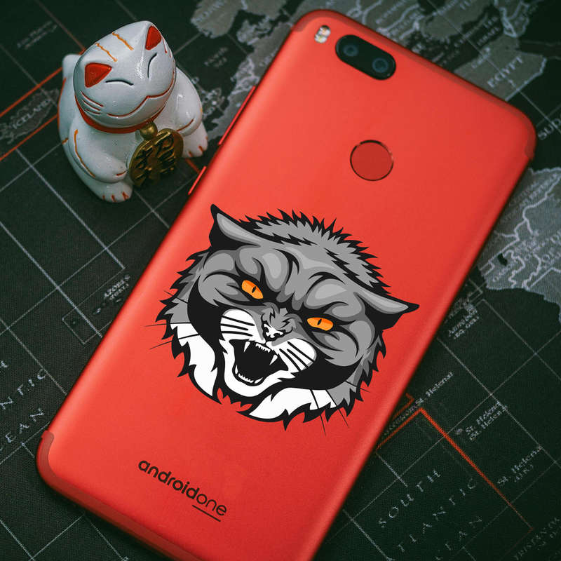 Fierce Angry Cat Head Sticker 6 Fierce Angry Cat Head Sticker - Image 4