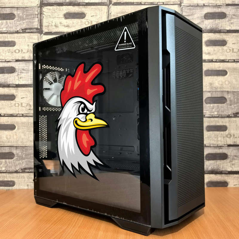 Fierce Rooster Vinyl Sticker 5 Fierce Rooster Vinyl Sticker - Image 3