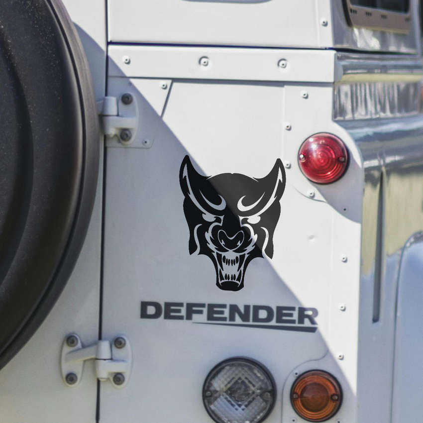 Fierce Wolf Head Decal 7 Fierce Wolf Head Decal - Image 5