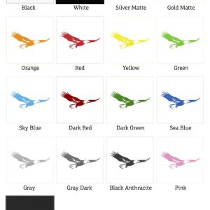 Alternative view of Flying Eagle Silhouette Vinyl Decal