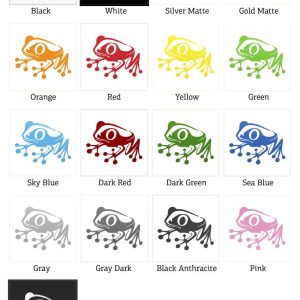 Alternative view of Frog Silhouette Sticker