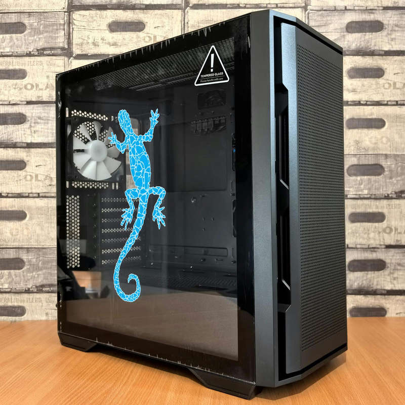 Gecko Mosaic Vinyl Sticker 5 Gecko Mosaic Vinyl Sticker - Image 3