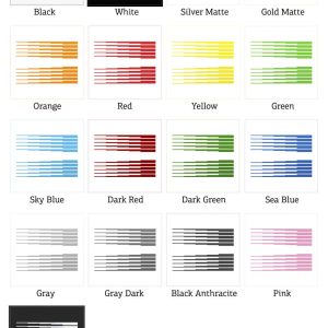 Alternative view of Geometric Stripe Decal Set