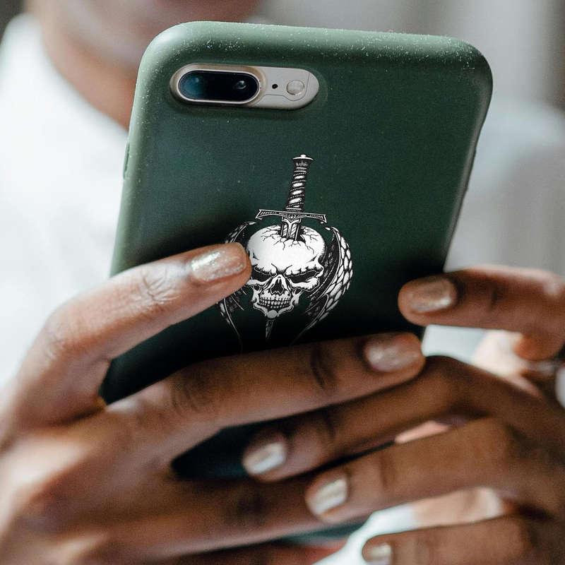 Gothic Skull and Sword Sticker 7 Gothic Skull and Sword Sticker - Image 5