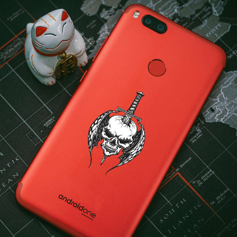 Gothic Skull and Sword Sticker 6 Gothic Skull and Sword Sticker - Image 4