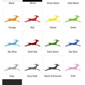 Alternative view of Graceful Gazelle Vinyl Sticker