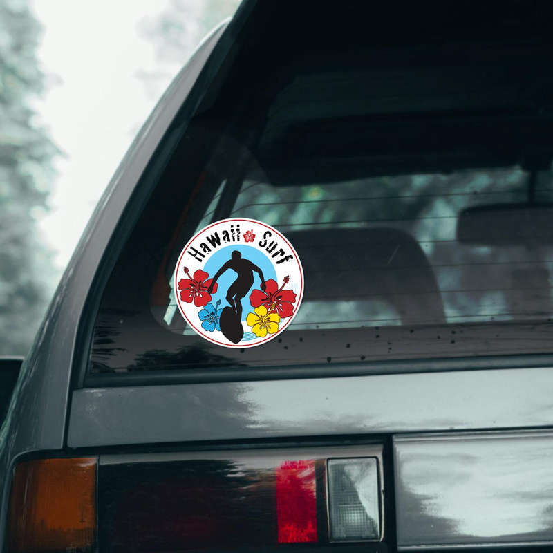 Hawaiian Surf Sticker 7 Hawaiian Surf Sticker - Image 5