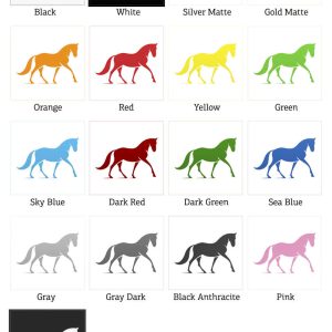 Alternative view of Horse Silhouette Sticker