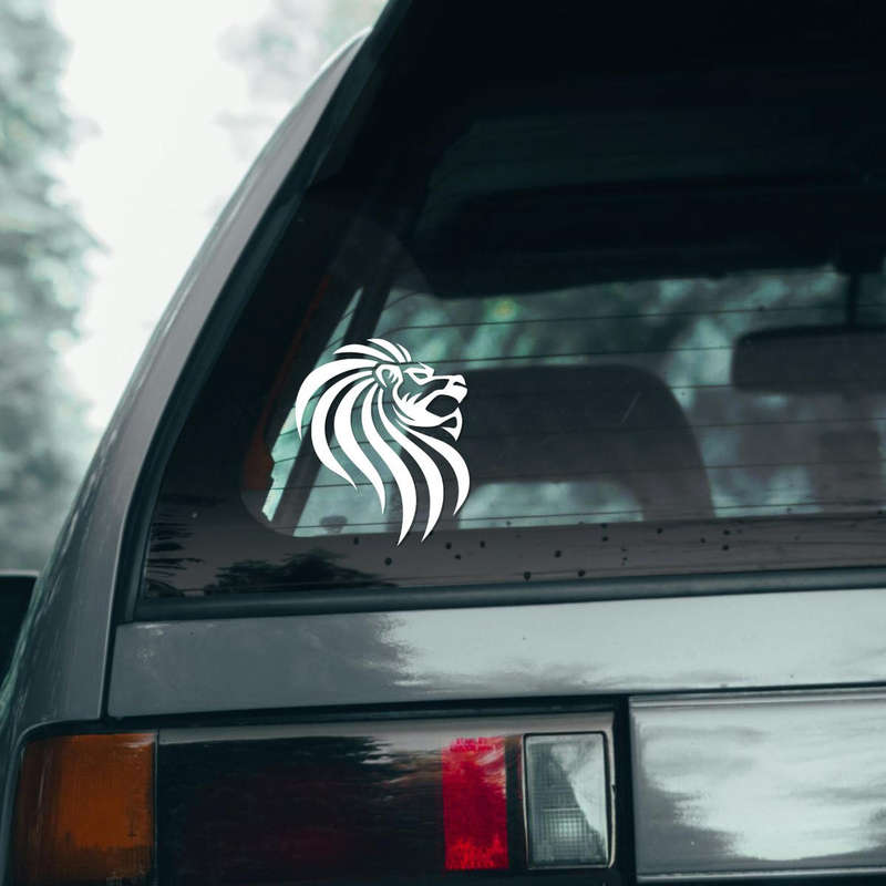 Lion Head Sticker 7 Lion Head Sticker - Image 5