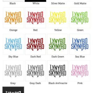 Alternative view of Lynyrd Skynyrd Logo Sticker