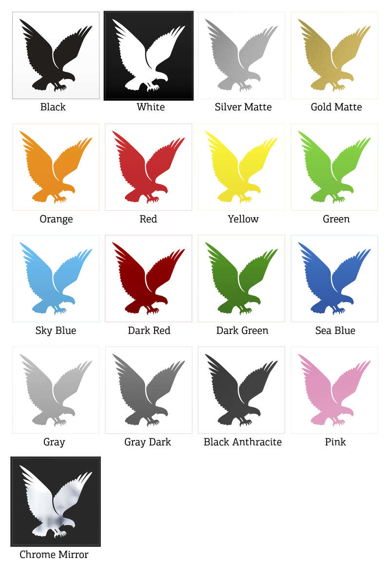 Majestic Eagle Landing Vinyl Sticker 5 Majestic Eagle Landing Vinyl Sticker - Image 3