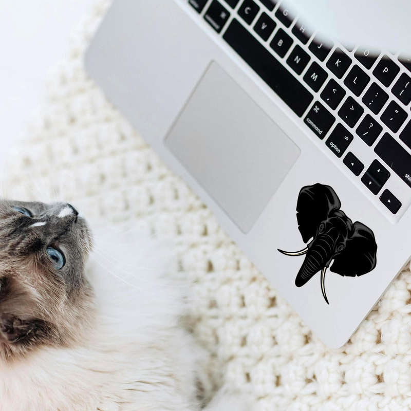 Majestic Elephant Head Sticker 8 Majestic Elephant Head Sticker - Image 6